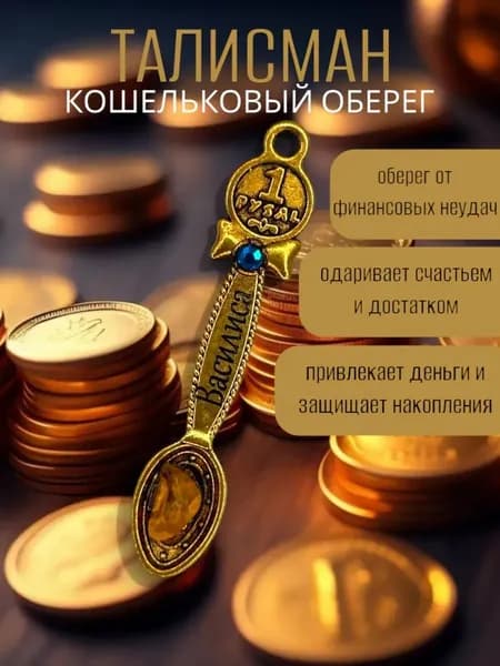 Талисман Кошельковый оберег Василиса