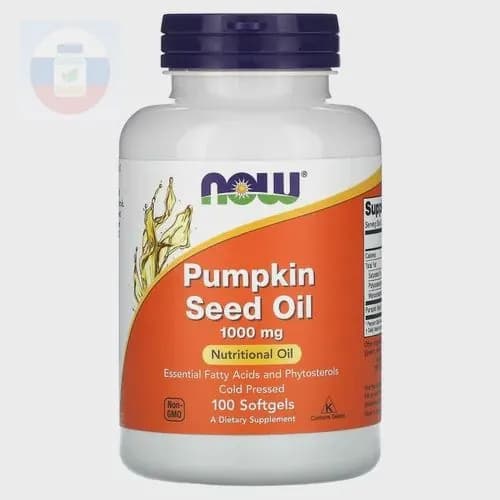 NOW Foods, Pumpkin Seed oil, Масло тыквенных семечек, 1000 мг, 100 мягких капсул