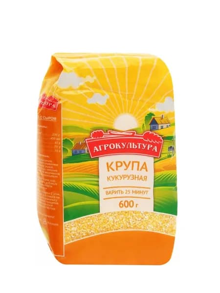 Агрокультура Крупа кукурузная, 600 гр
