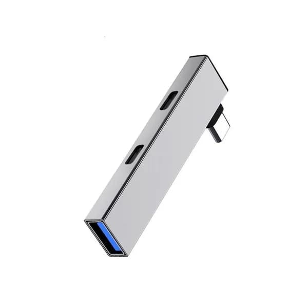 USB-C хаб с двумя портами Type-C, Серебро
