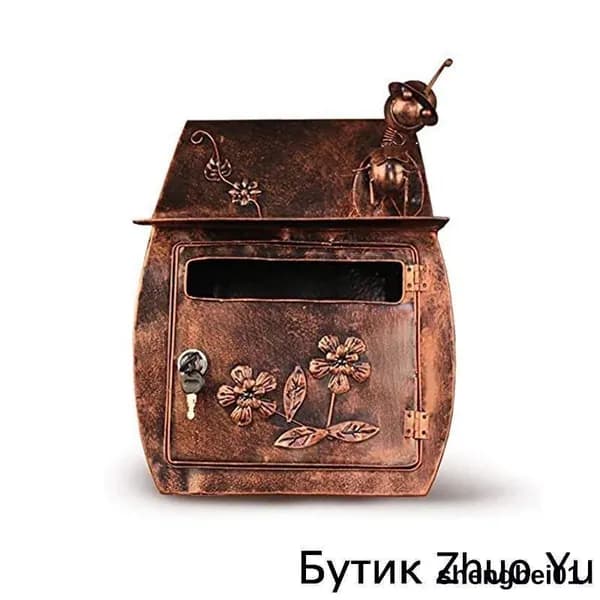 Почтовый ящик, медь