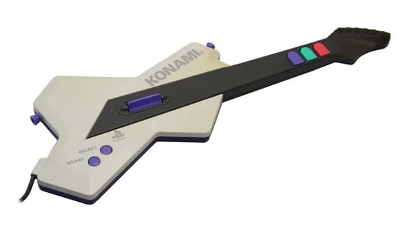 Гитара Konami Guitar Freaks для PS1 Винтаж