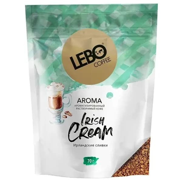 Lebo Кофе растворимый Aroma Irish Cream, 70 г