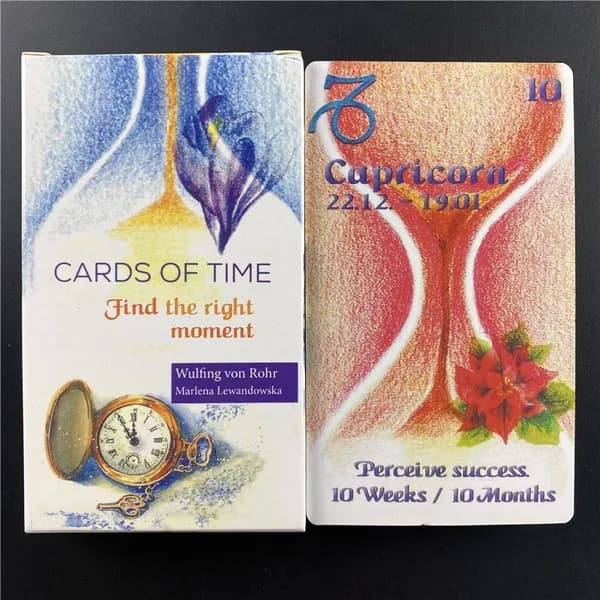 Карты таро Оракул Карты времени Найдите правильный момент/Cards Of Time Find The Right Moment Tarot Cards Oracle