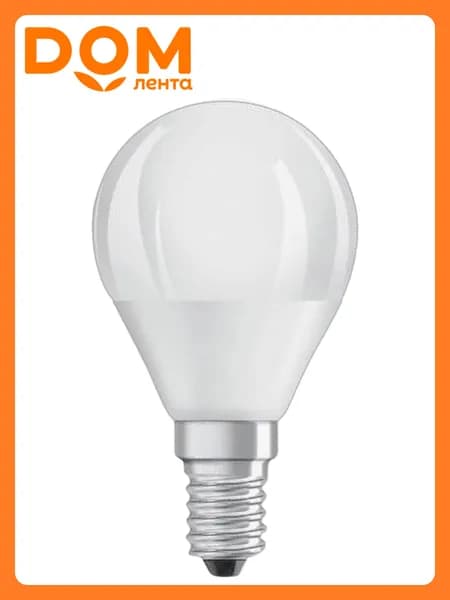 Светодиодная лампа OSRAM CLASSIC P E14 6,5 Вт рефлекторная 550 лм 3000 К шар