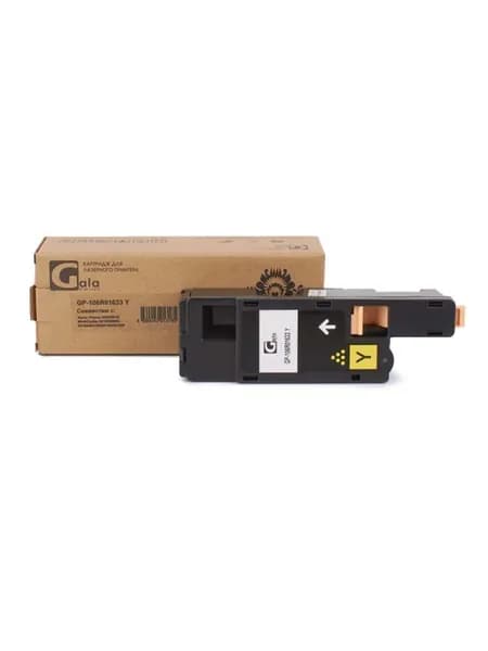 Картридж 106R01633 для Xerox WorkCentre 6015, 6015B, Phaser 6000, 6010 1000 стр. GalaPrint желтый