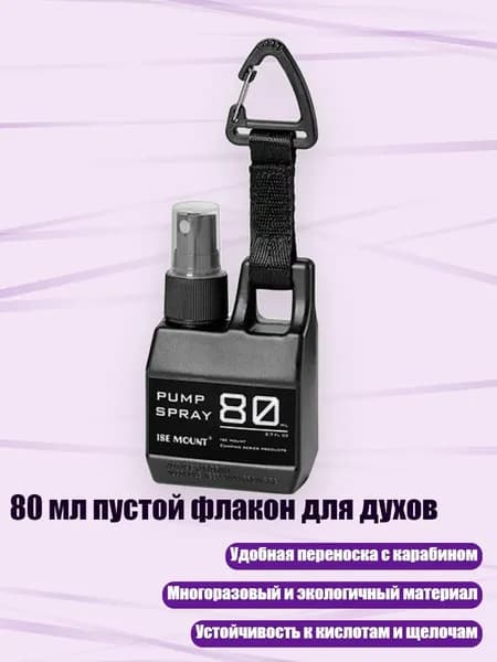 80 мл пустой флакон для духов, Черный