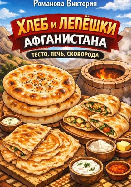 Хлеб и лепёшки Афганистана: тесто, печь, сковорода | Романова Виктория | Электронная книга