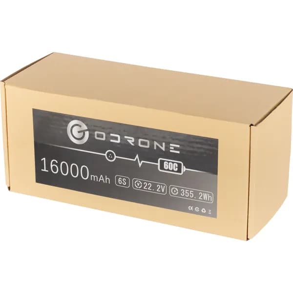 Аккумулятор GoDrone (LiPo/16000mAh/22.2V/6S1P/355.2wh/60C/XT60)