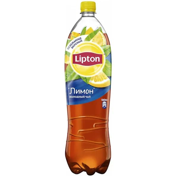 Холодный чай Lipton со вкусом лимон 1.5 л, Россия
