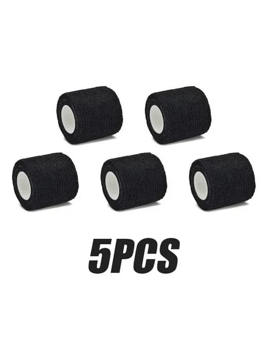 Нетканые водонепроницаемые повязки для татуировок 5PCS Black