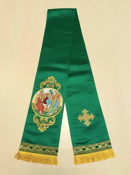 Закладка для Евангелия 14*140 см, вышивка икона