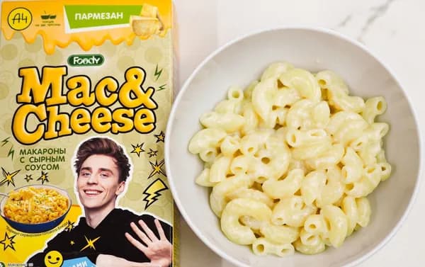 Макароны 1 пачка 143 гр с сырным соусом Mac&Cheese пармезан