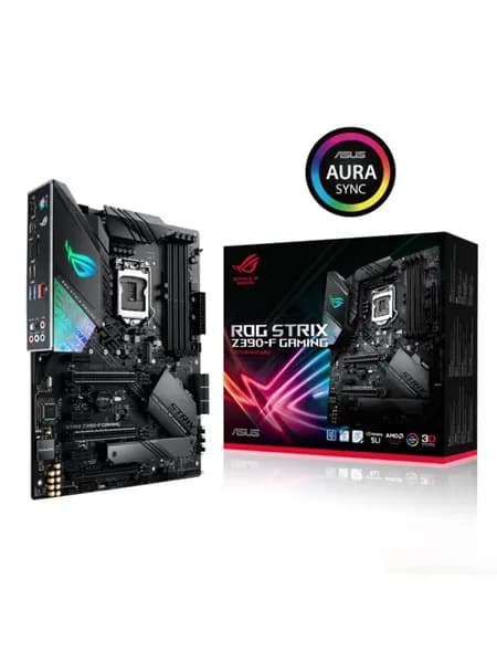 ASUS Системный блок ROG STRIX Z390-F GAMING), ROG STRIX Z390-F GAMING, черный матовый, светло-серый