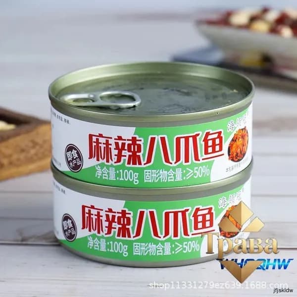 Китайский ресторан "Острый кальмар&100г*2 банки