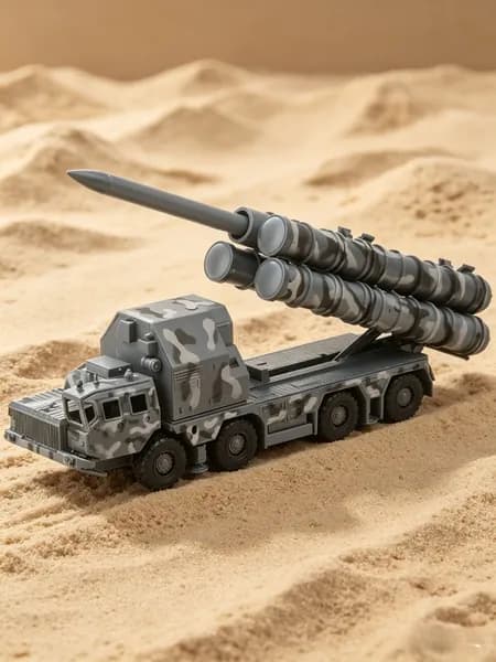 Зенитно-ракетный комплекс С-300, масштаб 1:72, пластиковая сборная модель, 4D трехмерная сборная модель вооружения, коллекционная игрушка.