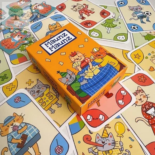 "Maunz Maunz"Интерактивная игра Детская головоломка Картовая игра Семейная вечеринка
