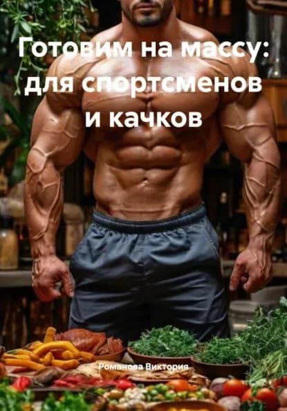 Готовим на массу: для спортсменов и качков | Романова Алексеевна Виктория | Электронная книга