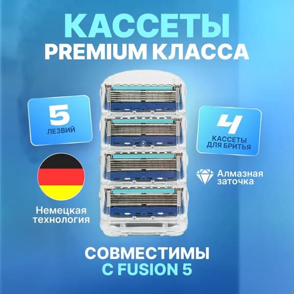 Сменные кассеты для мужских бритв