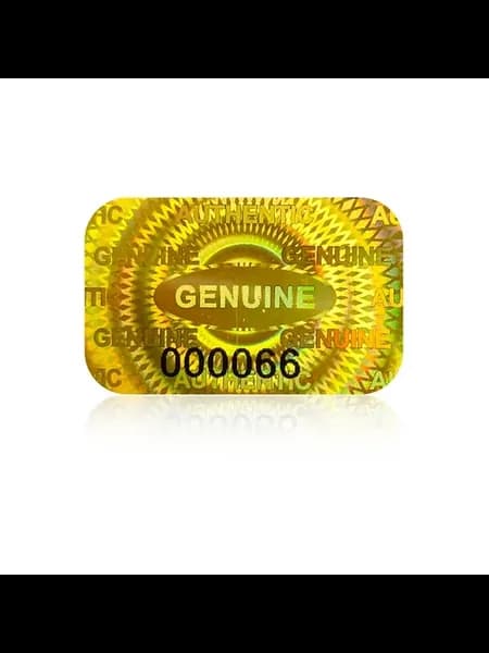 Голографическая наклейка "Genuine" 000066, 1000pcs
