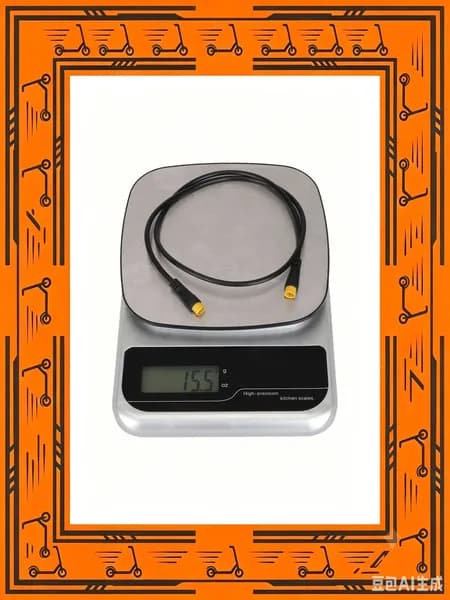 для Kukirin G3 Pro адаптер фары, 64 см, пластик, легко устанавливается, черный, 15.5 г