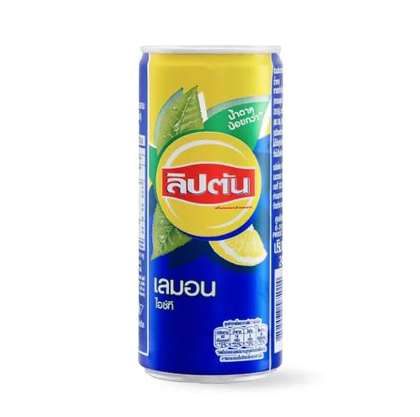 Холодный чёрный чай Ice Tea Lemon со вкусом лимона, Lipton, 0.245 л, Таиланд