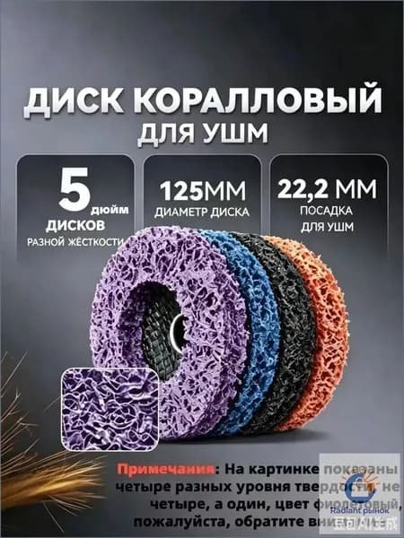 Круг шлифовальный 125 x 22 x 22.23; F100