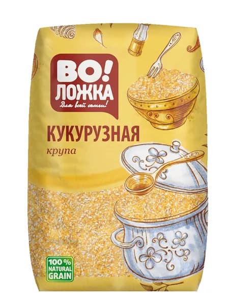 Крупа кукурузная 700 г ВоЛожка