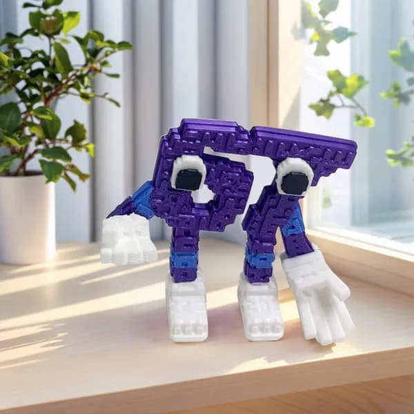 Фигурка Steal a Brainrot SammyJandel, фиолетовая, из PLA