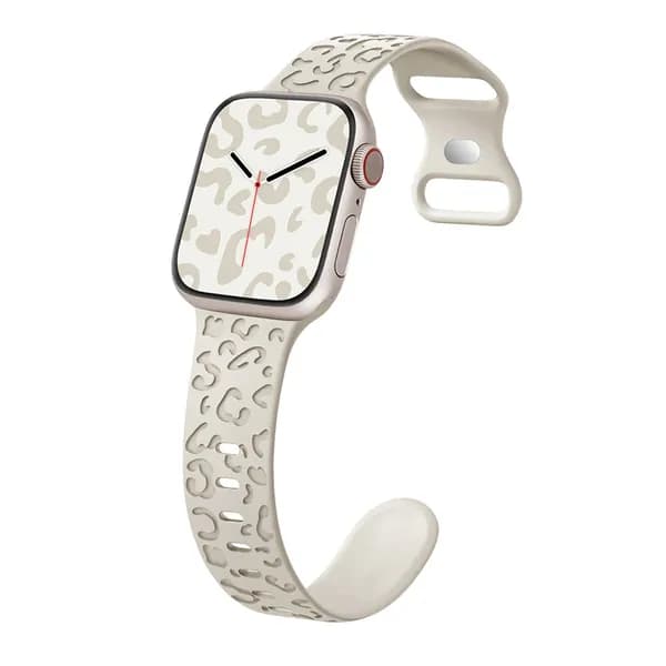 Сверхтонкий ремешок для Apple Watch Band 44 мм 42 мм 45 мм 40 мм 41 мм 49 мм Резной силиконовый браслет Correa Series 8 7 6 9 5 4 3 SE Ultra 2