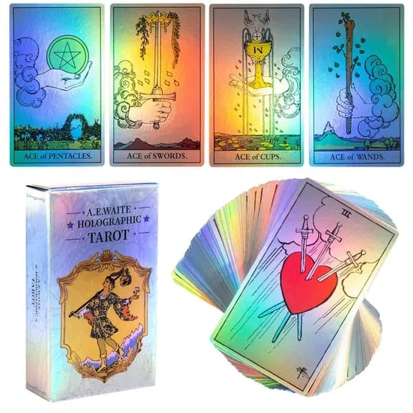 Карты Таро Уэйта для начинающих/Лазерного Всадника//The Rider Tarot,78 шт