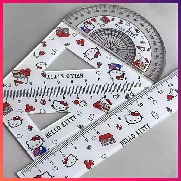 Линейка Привет, Китти / Hello Kitty, набор из 4 предметов
