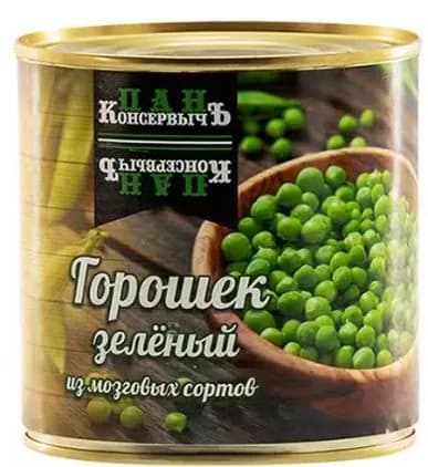 Горошек Пан Консервычъ зеленый консервированный 400 г