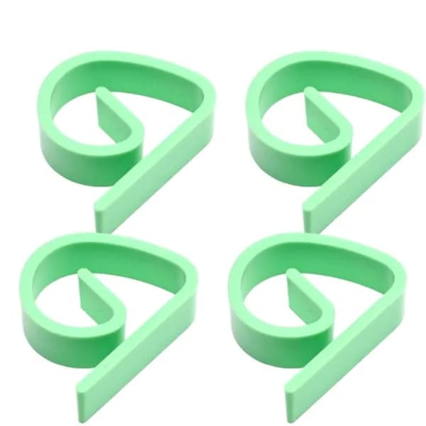 Зажимы для скатерти, Зеленый - 4