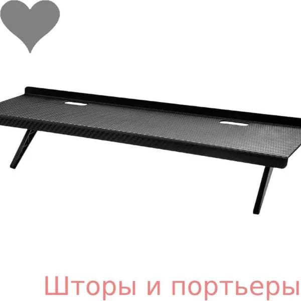 Стойка для ТВ-приставки без перфорации, кронштейн хранения монитора офисного компьютера-перфорированный 40x11,5 см