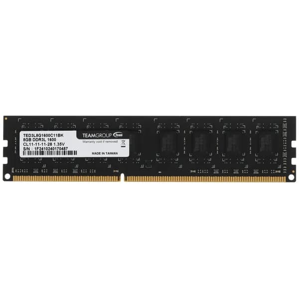 Teamgroup Оперативная память Team Group ELITE DDR3L, 1600 МГц, 1 x 8 ГБ (TED3L8G1600C1101)