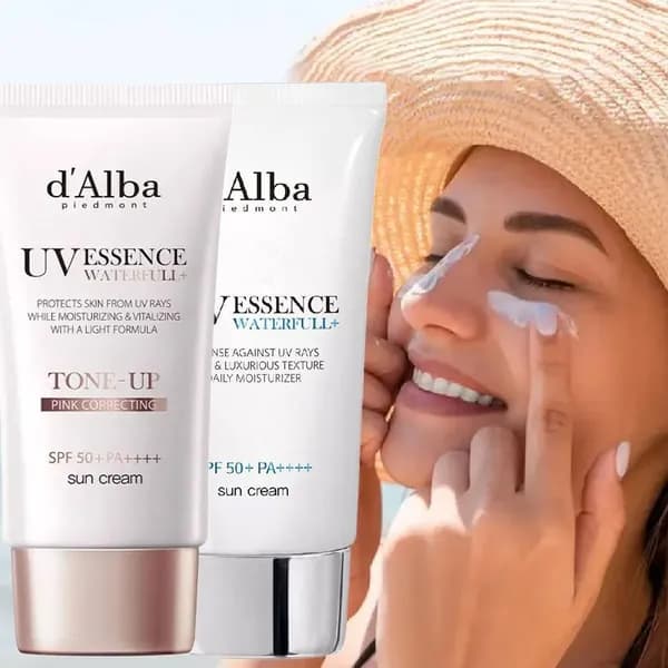 Отбеливающий увлажняющий солнцезащитный крем DaAlba Antenna Essence 50 мл Uv