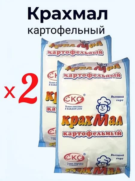 Крахмал картофельный ГОСТ 150 г 2шт