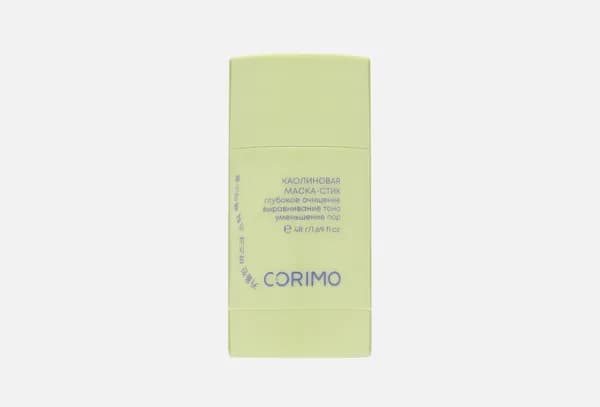 Каолиновая маска-стик для лица Corimo with green tea extract and hyaluronic acid