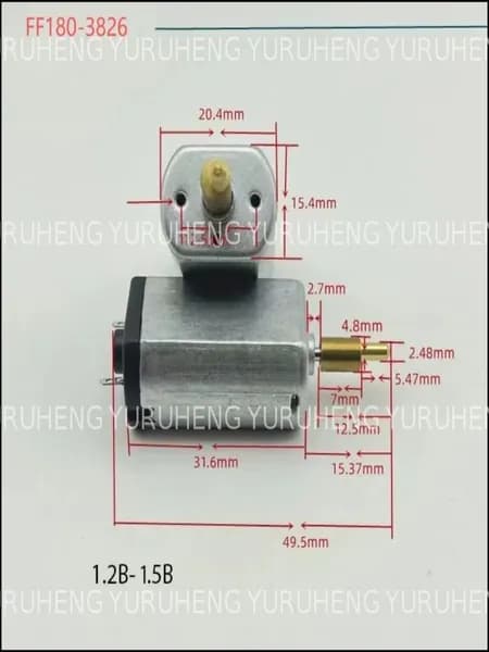 FF180 Panasonic высокоскоростной двигатель 1.2V1.5V машинка для стрижки волос бритва-триммер для волос в носу аксессуары