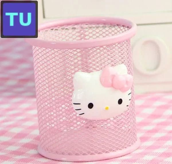 Металлический органайзер Hello Kitty для ручек и кистей