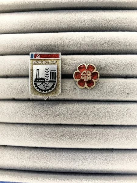 Знак значок СССР. Курортные города - набор, оригинал (Р)