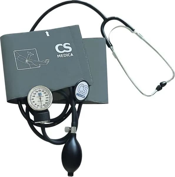 Тонометр механический CS Medica CS-115 G с встроенным фонендоскопом (с поверкой РФ)