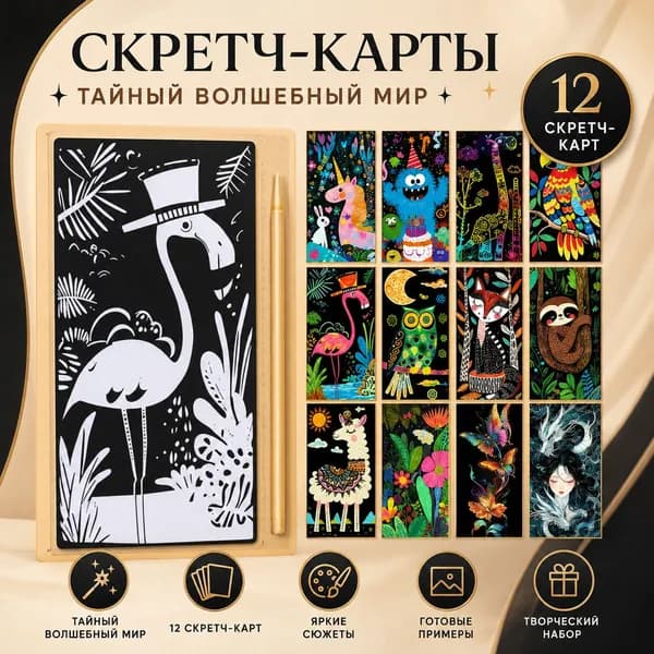 Бумага для рисования, 12 лист., шт