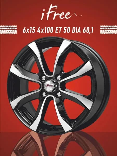 iFree Дайс Колесный диск Литой 15x6" PCD4х100 ET50 D60.1