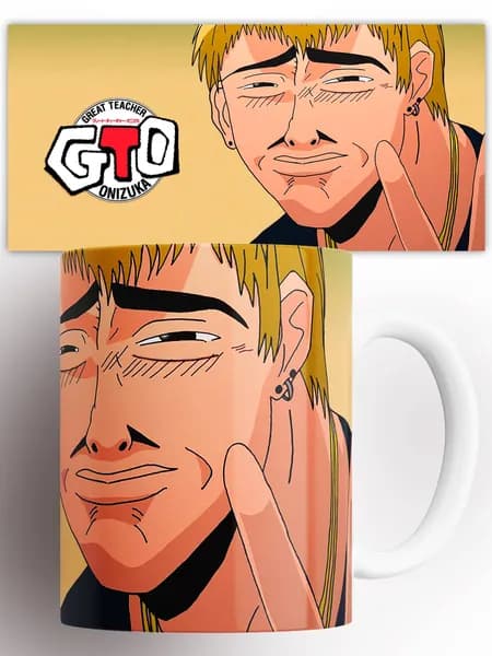 Кружка Крутой учитель Онидзука Great Teacher Onizuka на подарок с принтом 330 мл