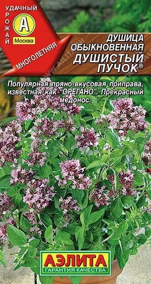 Семена Душица обыкновенная Душистый пучок ,Агрофирма Аэлита