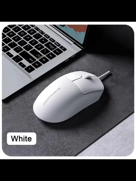 Проводная мышь Coovadge White