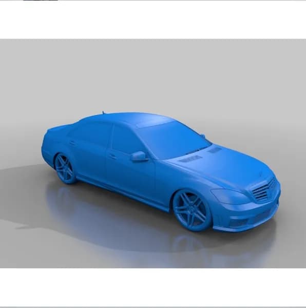 Mercedes-Benz S-class. Масштабная модель 1:72.