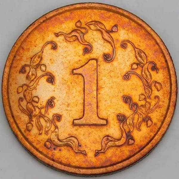 Зимбабве 1 цент 1980 КМ1 XF арт. 62091